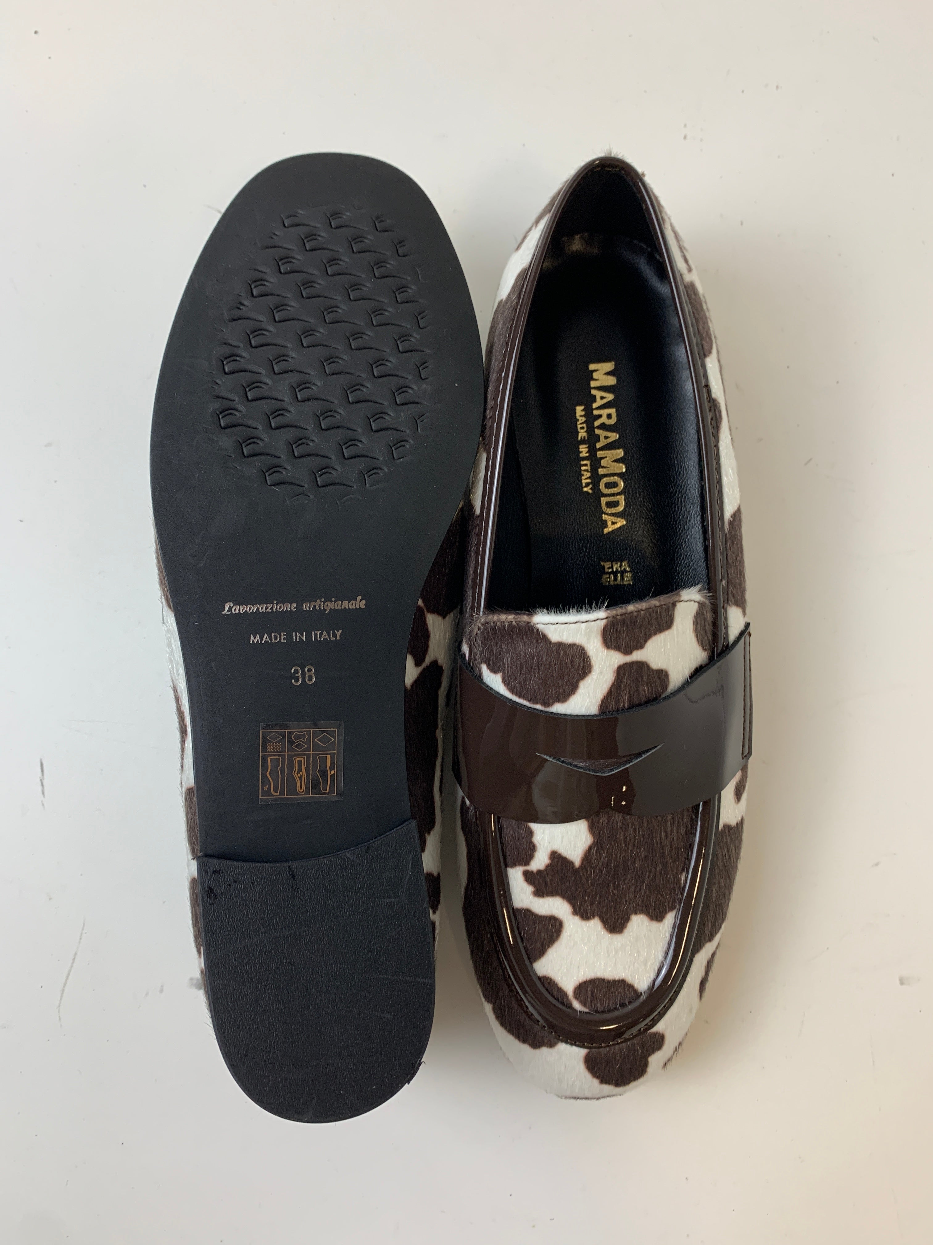 Mocassino Giada in econabuk e vernice