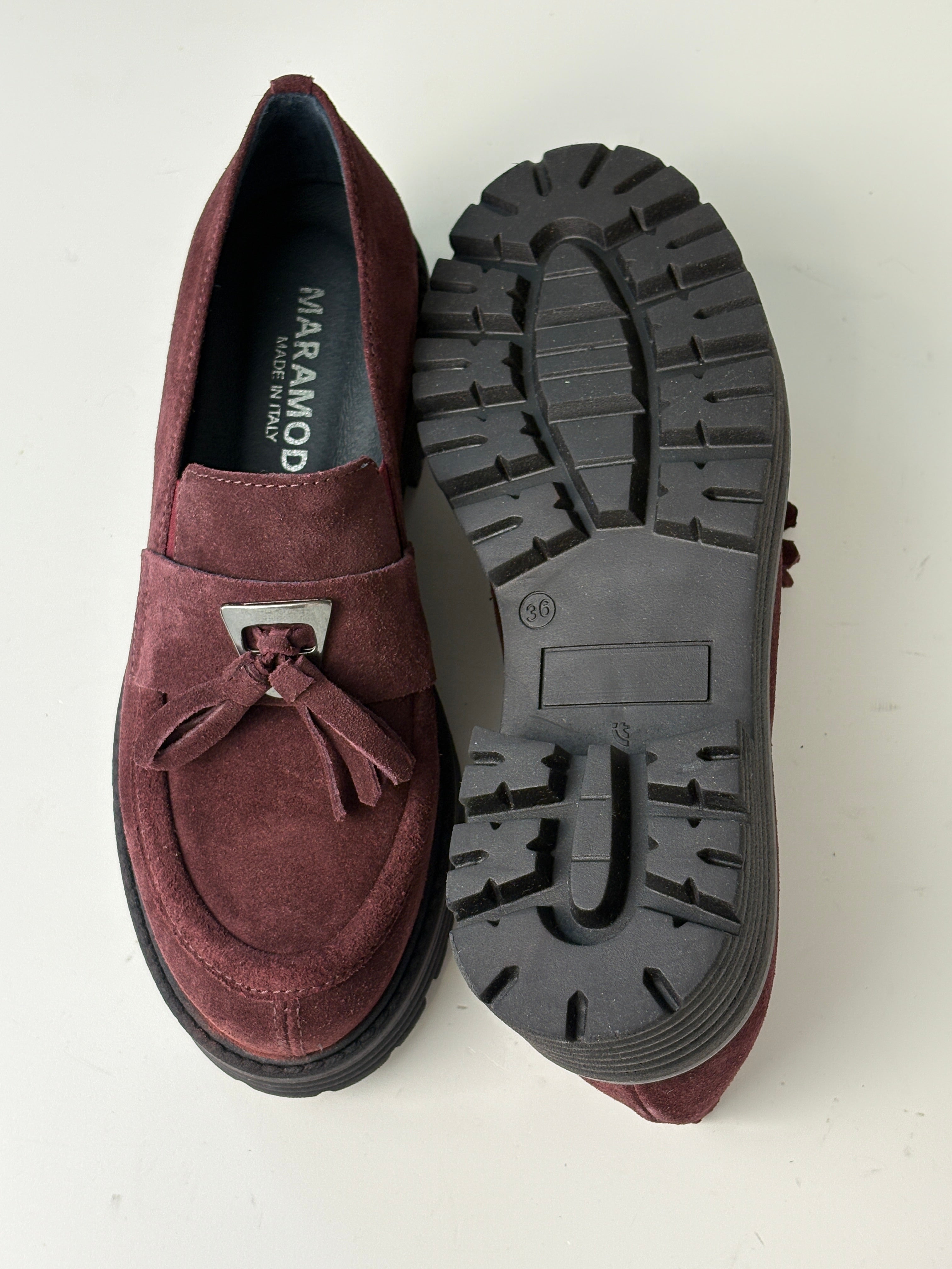 Mocassino Ginevra in camoscio