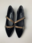 Ballerina Luna in vernice con cinturini