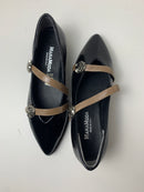 Ballerina Luna in vernice con cinturini