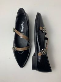 Ballerina Luna in vernice con cinturini