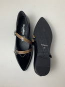 Ballerina Luna in vernice con cinturini