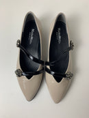Ballerina Luna in vernice con cinturini