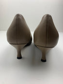 Décolleté Minnie in nappa nera o taupe