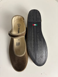 Friulana in velluto con cinturino