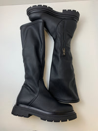 Stivale Giorgia in econappa elasticizzata nera