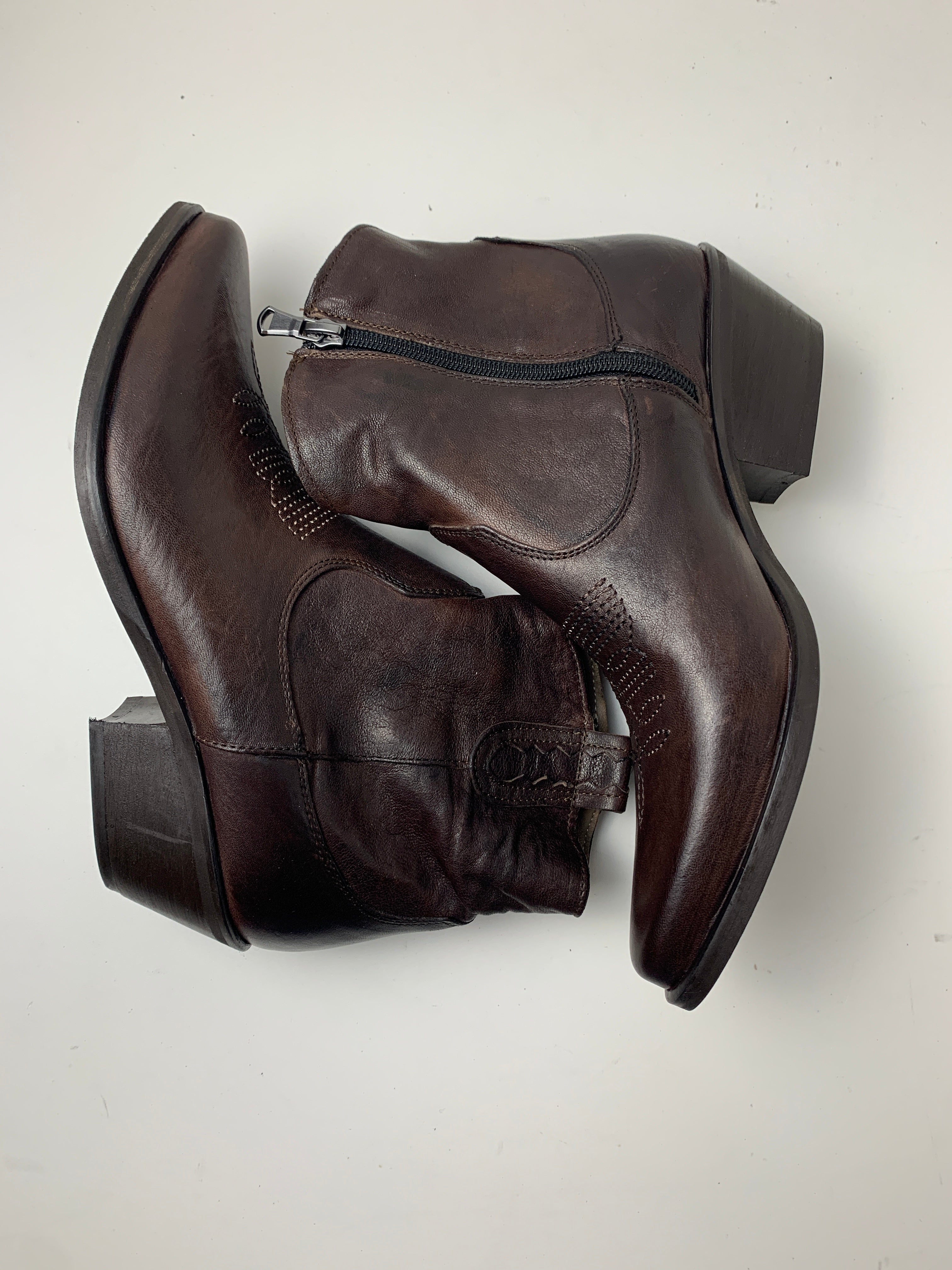 Texano Anita in nappa spazzolata