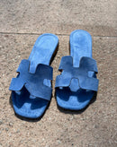 Ciabatta camoscio azzurro - prodotto