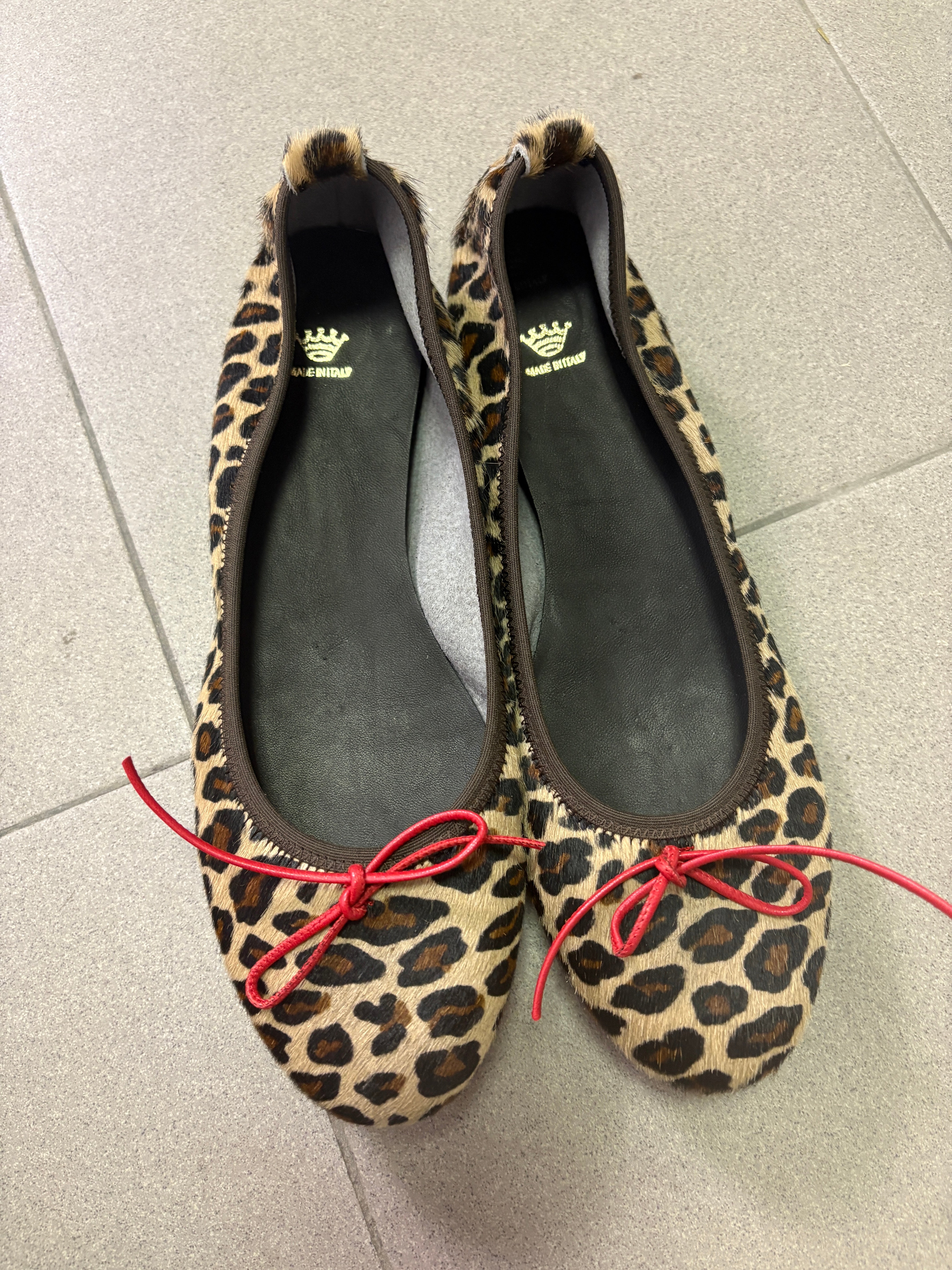 Ballerina Samanta maculata in vero pelo