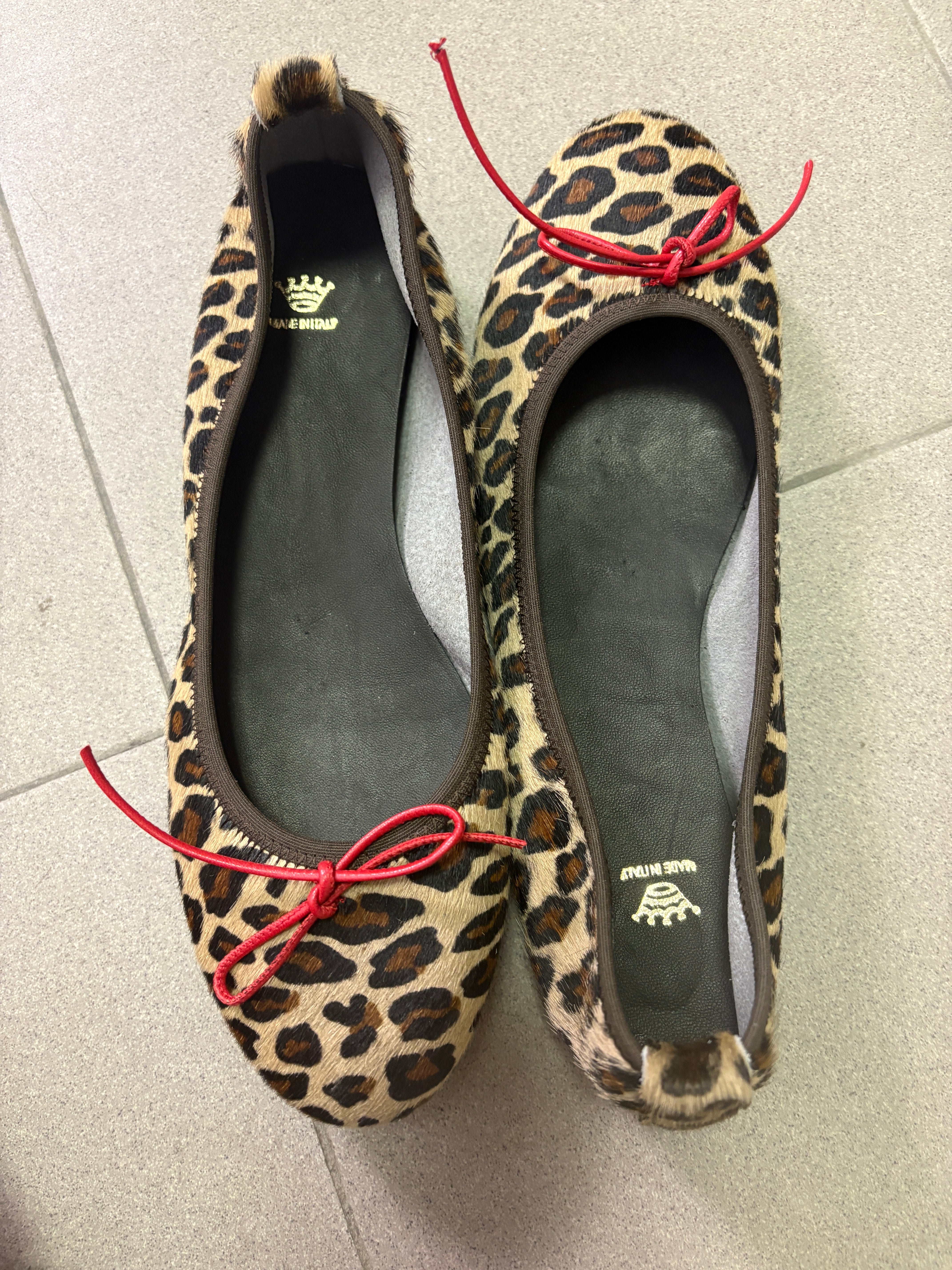 Ballerina Samanta maculata in vero pelo