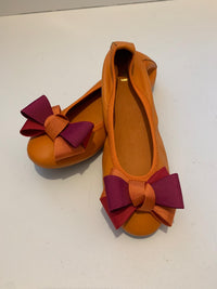 Federica nappa ballet flat with grosgrain bow