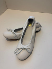 Ballerina in nappa morbida con fiocco e profilo elastico