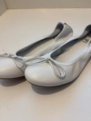 Ballerina in nappa morbida con fiocco e profilo elastico