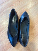 Ballerina Paola in pelle nera