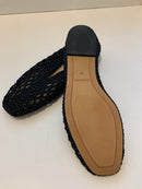 Crocheted fabric ballerina slipper