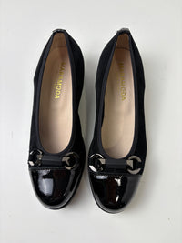 Ballerina Lia in vernice e camoscio