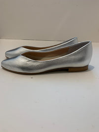 Ballerina Paola a punta laminato oro o argento