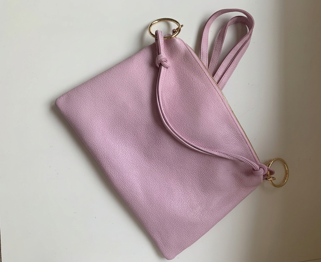 Borsa in pelle Made in Italy con doppia tracolla
