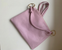 Borsa in pelle Made in Italy con doppia tracolla
