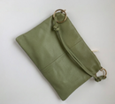 Borsa in pelle Made in Italy con doppia tracolla