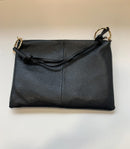 Borsa in pelle Made in Italy con doppia tracolla