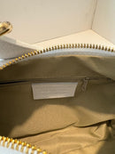 Orange peel effect bag with adjustable handle