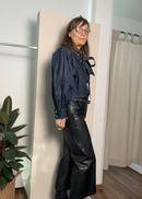 Camicia in jeans con fiocco