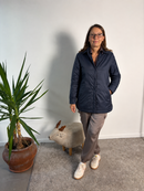 Camicia lunga 100 g con imbottitura leggera e bottoni