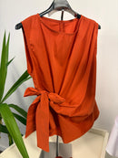 Women's tank top with side knot