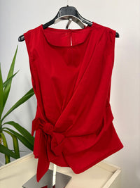 Women's tank top with side knot