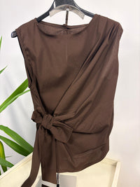 Women's tank top with side knot