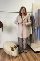 Cappotto Cascia in misto lana con bottoni