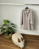 Cappotto Cascia in misto lana con bottoni