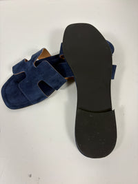 Ciabattina in camoscio