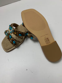 Ciabatta gioiello Alma en Pena con pietre multicolor