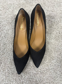 Décolleté Aurora in camoscio nero