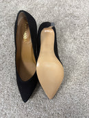 Décolleté Aurora in camoscio nero