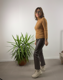 Dolcevita Blue Joint in maglia morbida