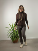 Dolcevita Blue Joint in maglia morbida