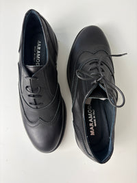 Francesina Camilla in pelle nera