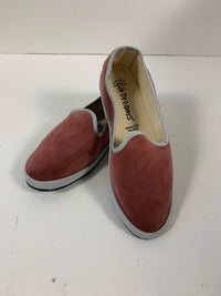 Friulane in velluto con bordo in gros-grain