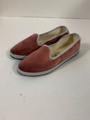 Friulane in velluto con bordo in gros-grain