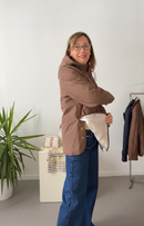 Giacca 100g reversibile over con cappuccio removibile