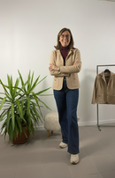 Giacchina con tasche e bottoni oro