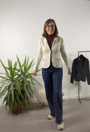 Giacchina con tasche e bottoni oro