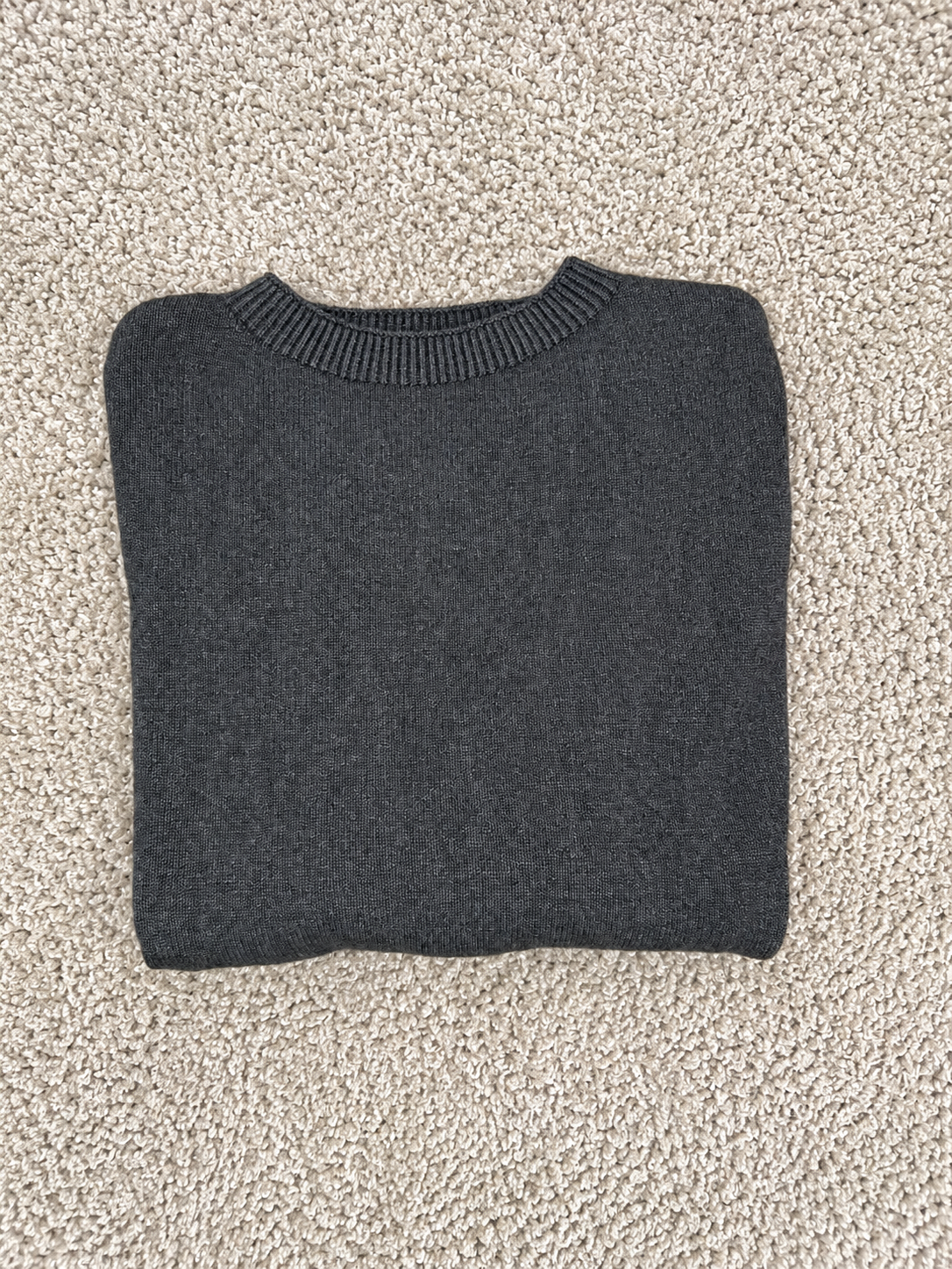 Gilet in maglia a girocollo