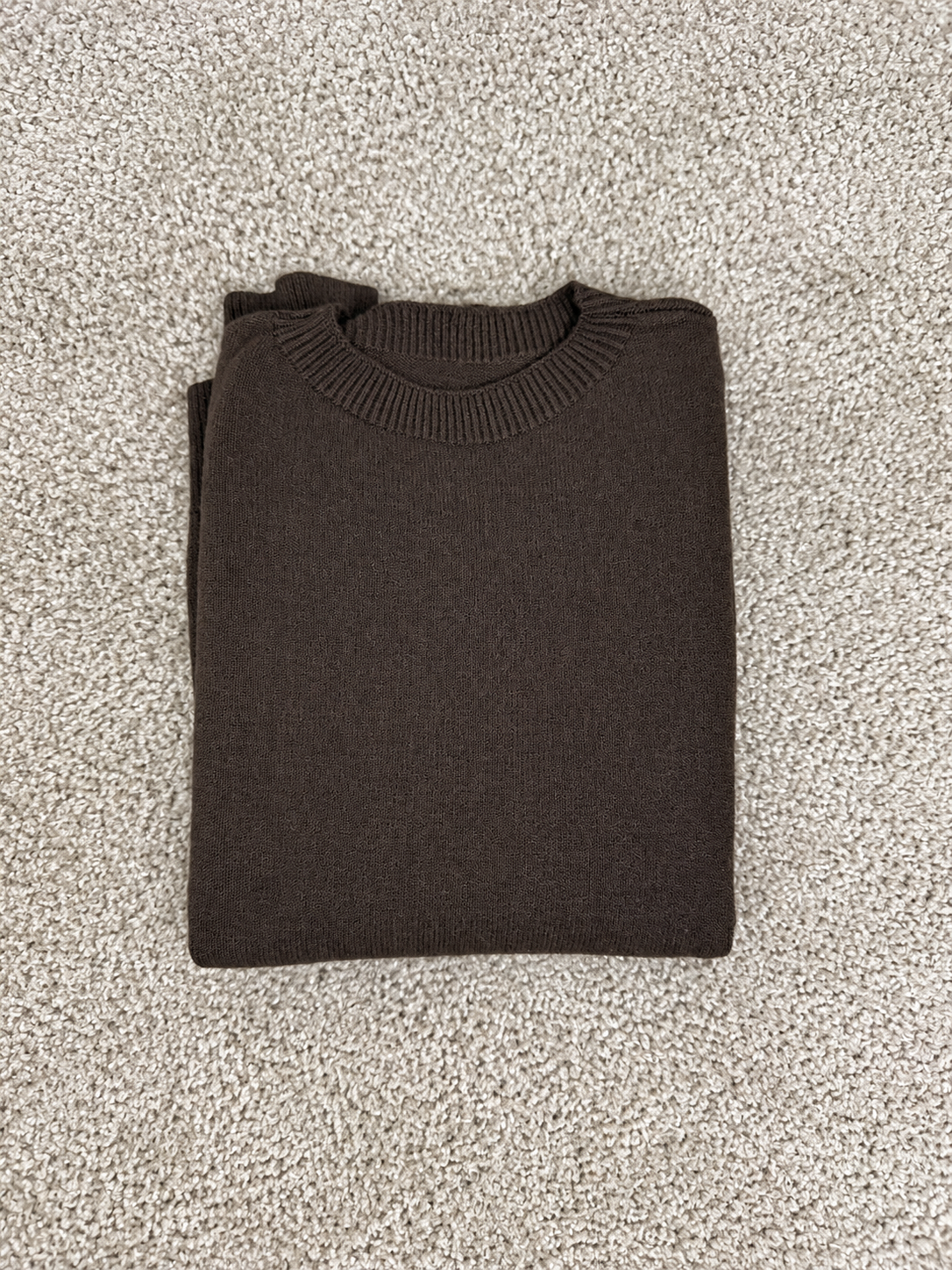 Gilet in maglia a girocollo