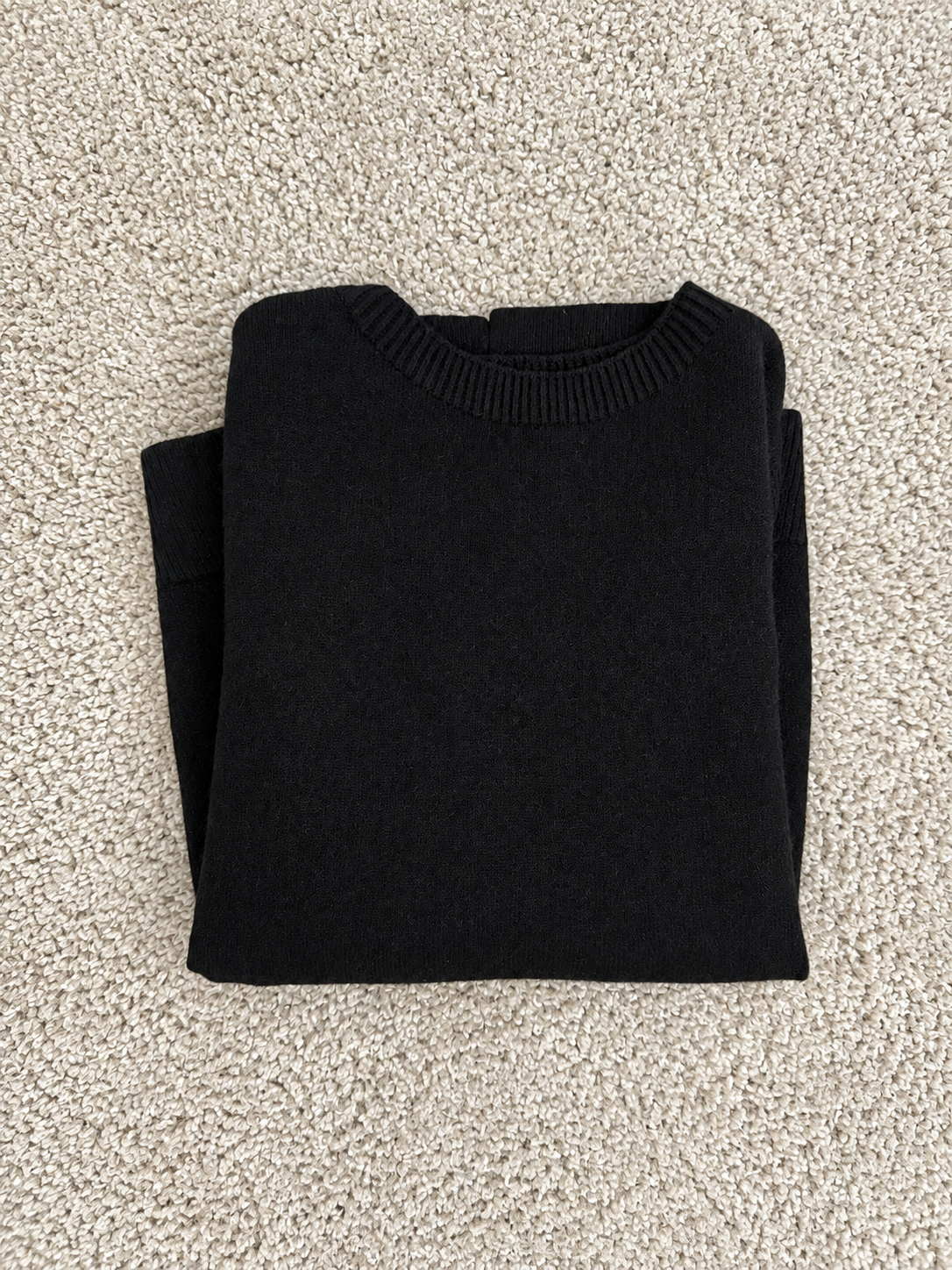 Gilet in maglia a girocollo