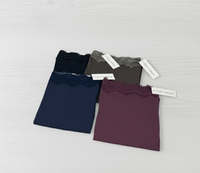 Maglia sottogiacca in jersey modal e cashmere