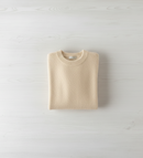 Maglia in micropaillettes con filato misto alpaca